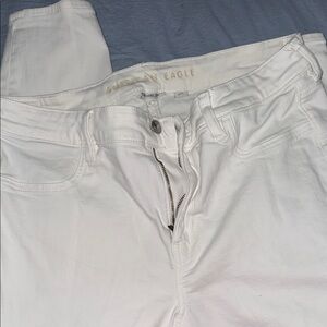 American Eagle Cream Jeans